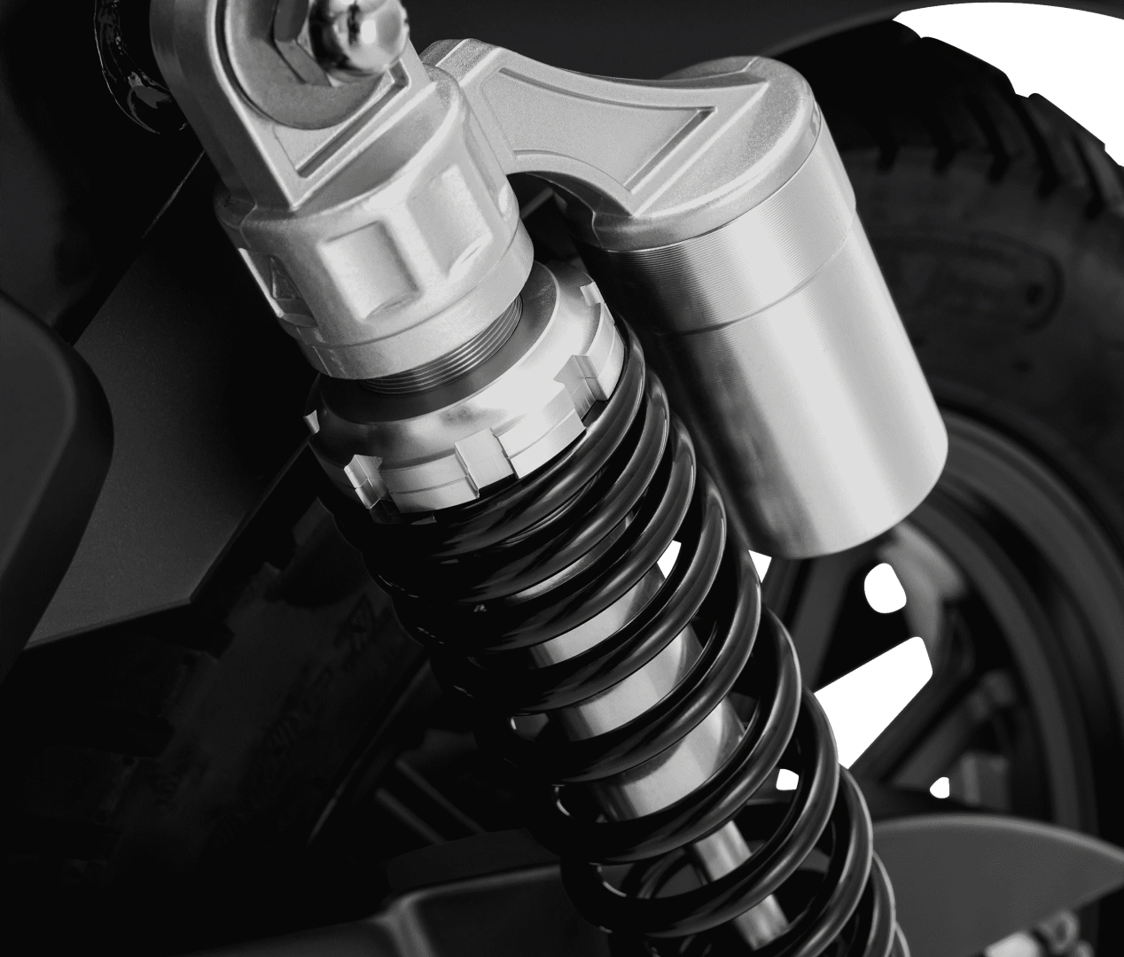 Amortiguador trasero de felpa